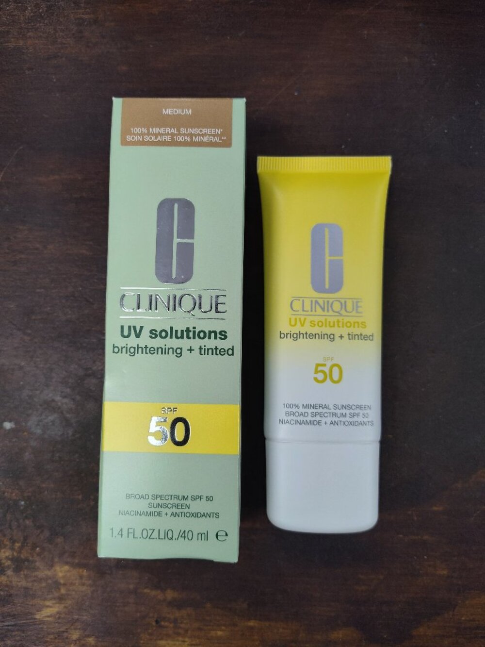 Clinique Brightening + Tinted Mineral Sunscreen